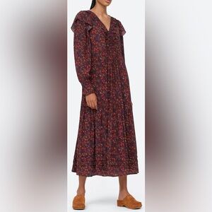 Sea New York Ilana Ikat V-neck Dress, sz S